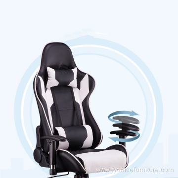 Whole-sale price Leather Gaming Chair with neck pillow for home bar